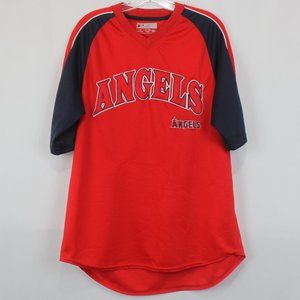 Genuine Merchandise  Angels  Short Sleeved Jersey Size: L/G (42-44) Color: Red
